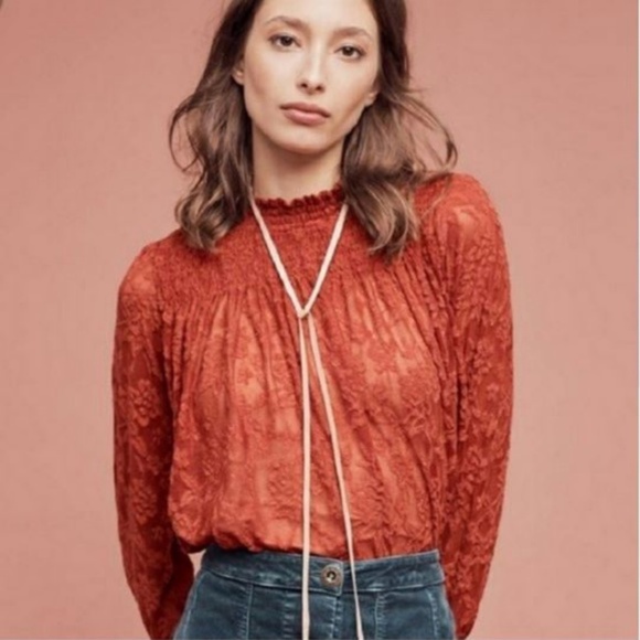 Anthropologie Tops - Anthropologie  Deletta Amanna Lace Top Medium